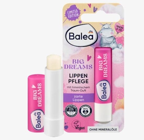Balea lūpu kopšanas balzāms Big Dreams 4,8 g